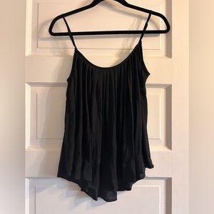 Black flowy tank top